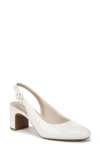 Lifestride Gigi Sling Womens Cushioned Footbed Slip On Dress Heels In White