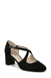 Lifestride Tracy Pump In Black Microfiber