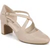 Lifestride Tracy Womens Adjustable Faux Leather Block Heels In Multi
