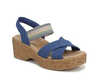 Lifestride Verity Platform Sandal In Blue