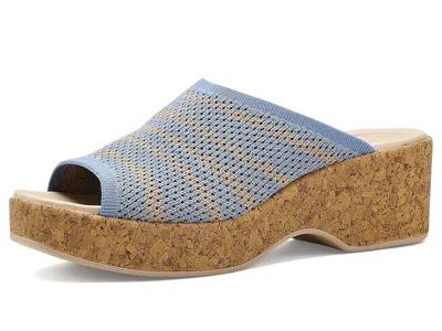Lifestride Veryready Slide Sandals In Blue