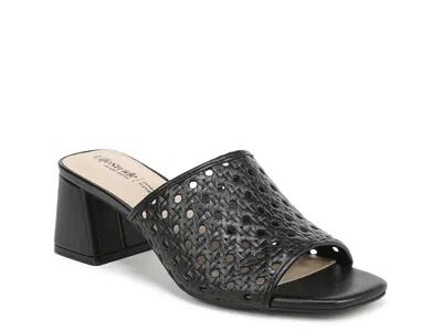 Lifestride Wide Width Colette Sandal In Black