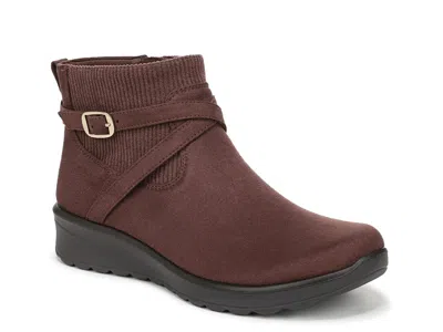 Lifestride Wide Width Gates Bootie In Brown
