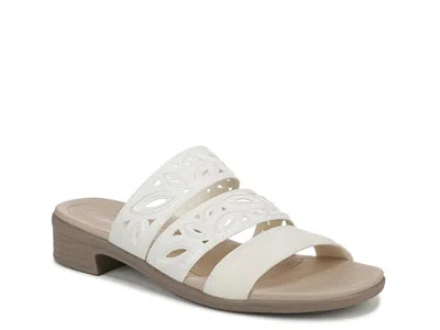 Lifestride Wide Width Poppy Sandal In White