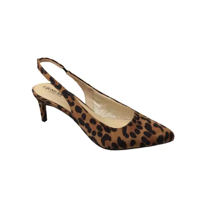 Lifestride Women's Annalise Modern Slingback Pump In Leopard In Brown