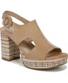Lifestride Audra Sandal In Cuoio Taupe Microsuede