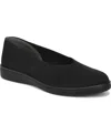 Lifestride Women's Award Washable Round Toe Ballerina Flats In Black