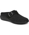 Lifestride Women's Balance-knit Washable Round Toe Clogs In Black