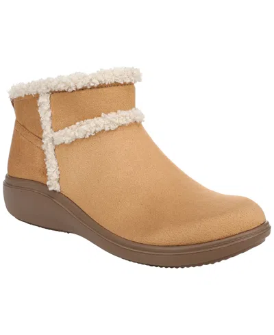 Lifestride Women's Birch Zip Short Booties In Brown