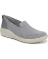 Lifestride Women's Boulevard Washable Round Toe Slip Ons In Gray