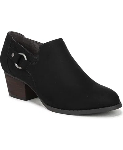 Lifestride Women's Brianna Zipper Short Booties In Black