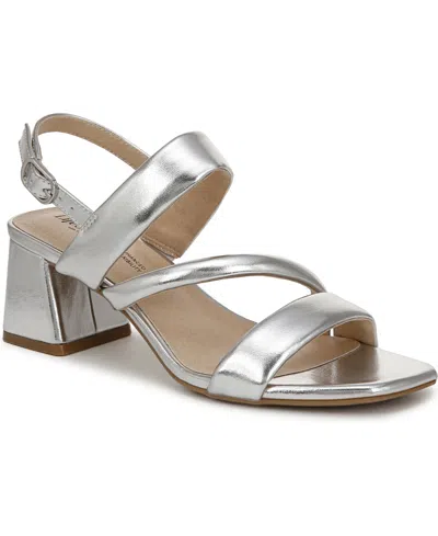 LIFESTRIDE WOMEN'S CELIA ASYMMETRICAL BLOCK HEEL DRESS SANDALS