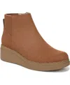 Lifestride Women's Dubliner Wedge Zip Short Boots In Brown