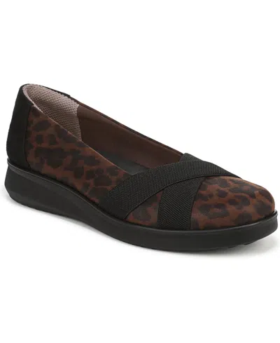 Lifestride Fairleigh Square Toe Ballet Flat In Black