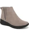 Lifestride Women's Gage Washable Zipper Short Ankle Boots In Neutral