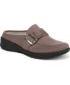 Lifestride Women's Galleria Washable Round Toe Mules In Brown