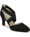 Lifestride Women's Gallery Crisscross Strappy Pumps In Black