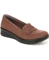 Lifestride Women's Gamma Washable Slip On Loafers In Brown