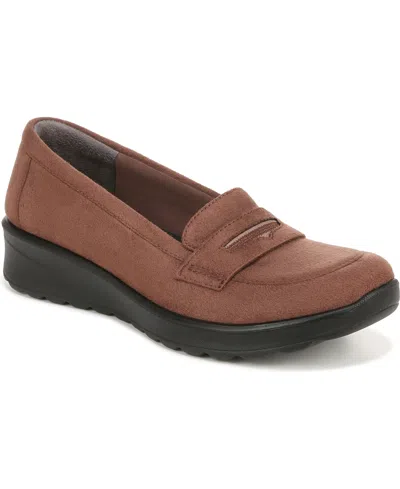 Lifestride Women's Gamma Washable Slip On Loafers In Brown