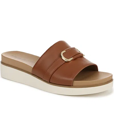 LIFESTRIDE WOMEN'S GENEVIEVE SQUARE OPEN TOE SLIDE PLATFORM SANDALS