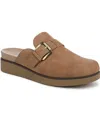 Lifestride Women's Gillian Square Toe Mule Clogs In Brown