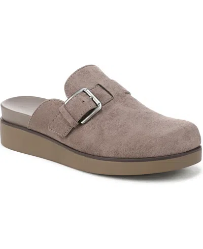 Lifestride Women's Gillian Square Toe Mule Clogs In Gray