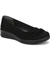 Lifestride Women's Glamour Round Toe Ballerina Flats In Black