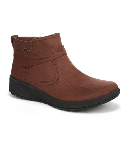 Lifestride Women's Guest Washable Round Toe Booties In Brown