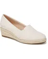 Lifestride Women's Kamilla Wedge Espadrilles In Cream Fabric