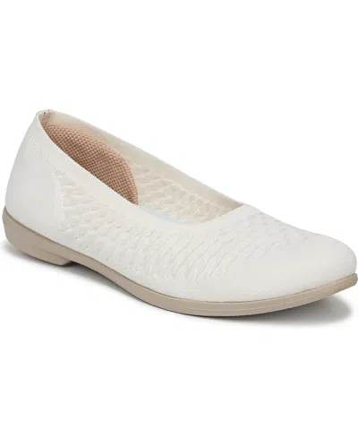 Lifestride Women's Khloe Washable Ballet Flats In White