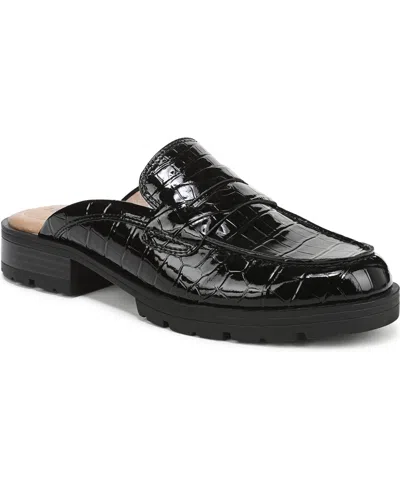 Lifestride Women's London-mule Round Toe Lug Sole Mules In Black