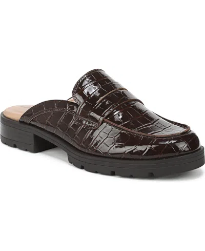 Lifestride Women's London-mule Round Toe Lug Sole Mules In Burgundy