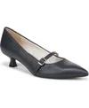 Lifestride Women's Madelyn Mary Jane Pointed Toe Kitten Heel Pumps