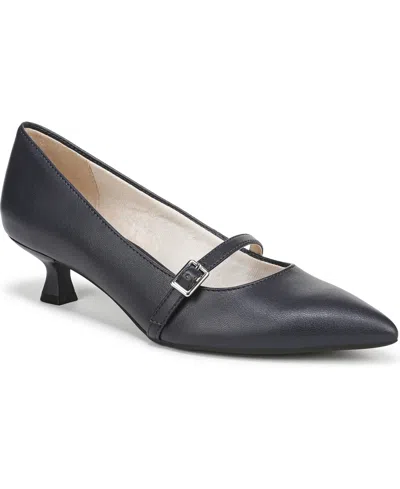 Lifestride Women's Madelyn Mary Jane Pointed Toe Kitten Heel Pumps