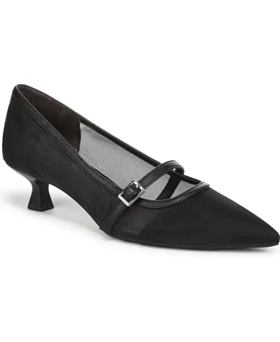 Lifestride Women's Madelyn Mary Jane Pointed Toe Kitten Heel Pumps