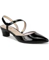 Lifestride Minimalist Womens Strappy Pointed Toe Slingback Heels