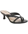 Lifestride Navine Kitten Heel Flip Flop In Black
