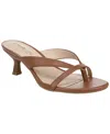 Lifestride Navine Kitten Heel Flip Flop In Brown
