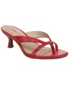 Lifestride Navine Kitten Heel Flip Flop In Red