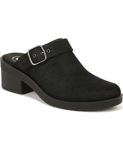 Lifestride Women's Open Book Washable Block Heel Clogs In Black