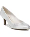 Lifestride Parigi In Silver Faux Leather