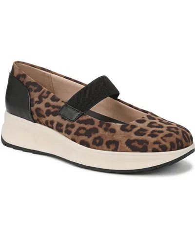 Lifestride Women's Reflection Round Toe Mary Jane Sneakers In Brown