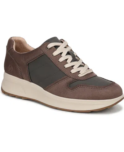 Lifestride Women's Revival Platform Lace Up Sneakers In Brown