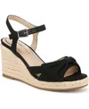 Lifestride Tahlia Wedge In Black Canvas