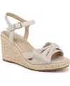 Lifestride Tahlia Wedge In Bone White Fabric