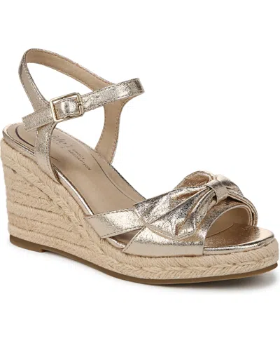 LIFESTRIDE WOMEN'S TAHLIA OPEN ROUNDTOE ESPADRILLE WEDGE SANDALS