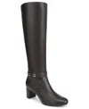 Lifestride Women's Tansy Zipper Wide Calf Tall Boots In Brown