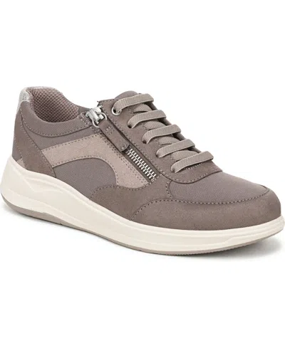 Lifestride Women's Teamplayer Washable Round Toe Slip On Sneakers In Burgundy