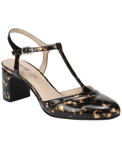 Lifestride Women's Toni T-strap Pointed Toe Pumps In Black