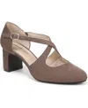 Lifestride Women's Tracy Crisscross Block Heel Pumps